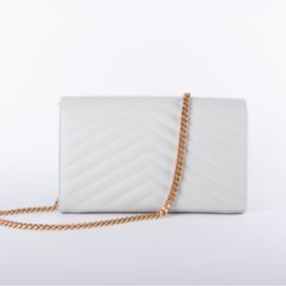 Yves Saint Laurent White Quilted Women\'s Bag